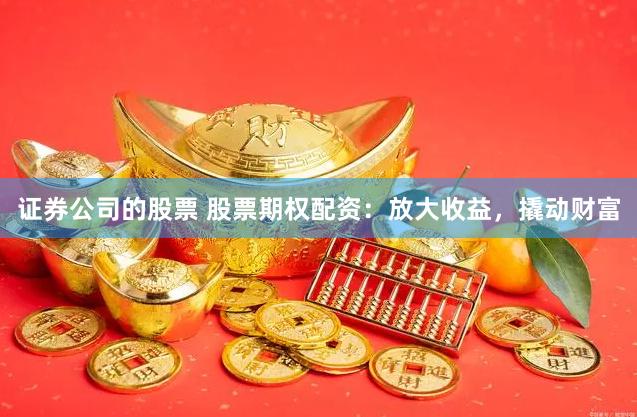 证券公司的股票 股票期权配资：放大收益，撬动财富